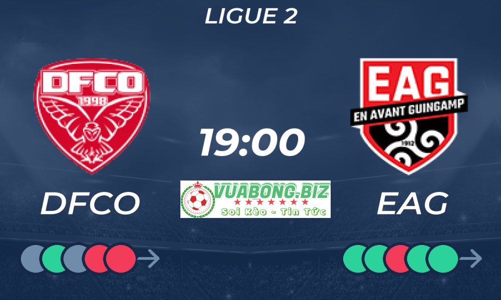 Soi Kèo Dijon vs EA Guingamp, 02H00 – 23/04/2022, Hạng 2 Pháp