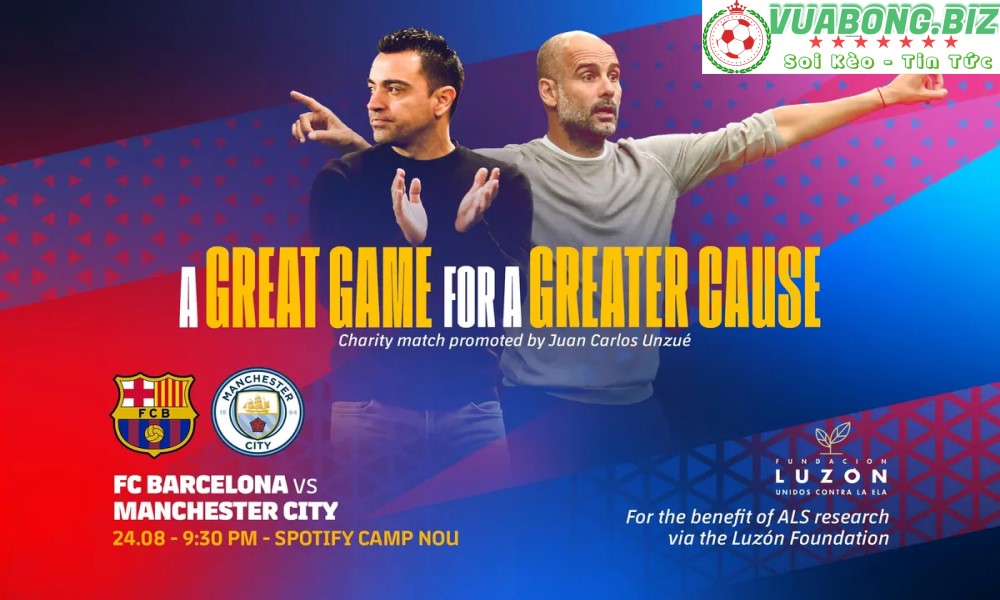 Soi Kèo Barcelona vs Man City, 02H30 – 25/8/2022, Giao hữu CLB