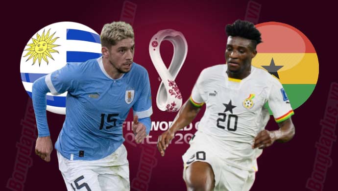 Soi Kèo Uruguay vs Ghana, 22h00 ngày 2/12: Chơi hết sức mình