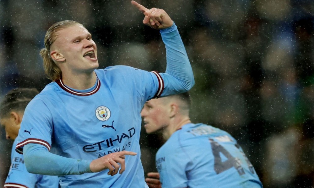 Erling Haaland đang có cơ hội giành cú ăn 3 với Man City