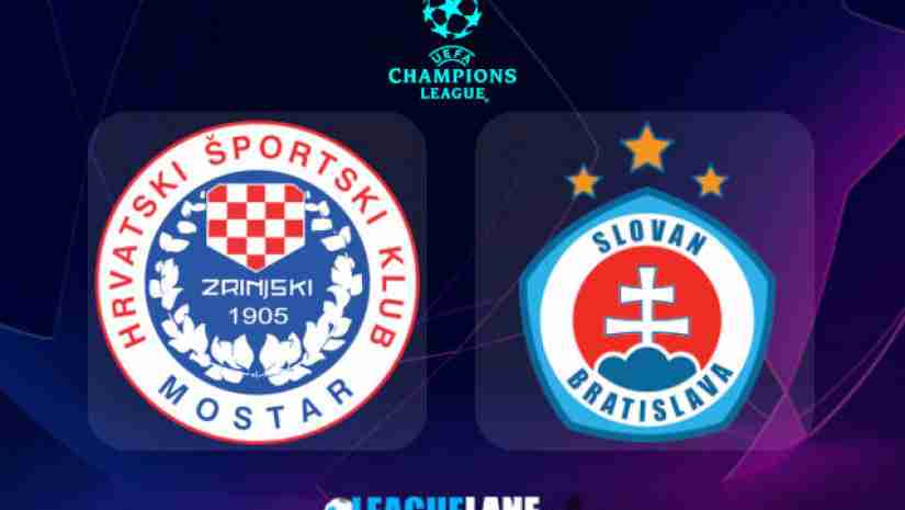 Soi Kèo Zrinjski Mostar vs Slovan Bratislava, 02h00 ngày 26/7 – cúp C1 châu Âu