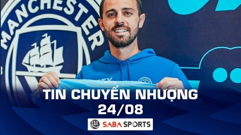 Tin chuyển nhượng bóng đá hôm nay 24/08: Man City lại đón tin vui