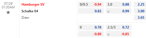 Nhận định bóng đá Hamburger vs Schalke, 01h30 ngày 29/07: Hạng 2 Đức
