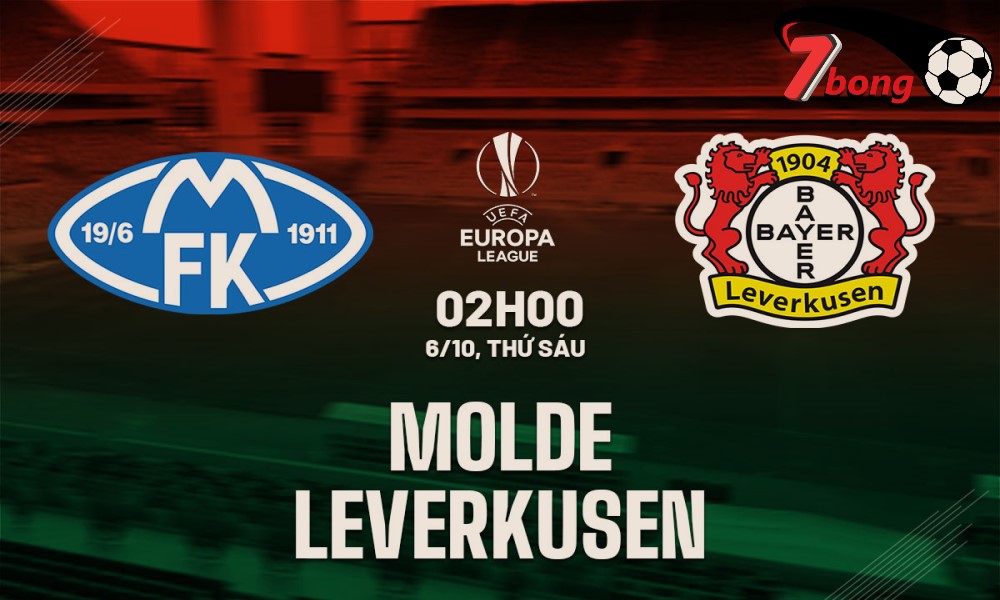 Soi Kèo Molde vs Leverkusen, 02h00 ngày 6/10 – Europa League