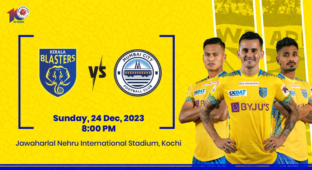 Soi Kèo Kerala Blasters vs Mumbai City, 21h30 ngày 24/12