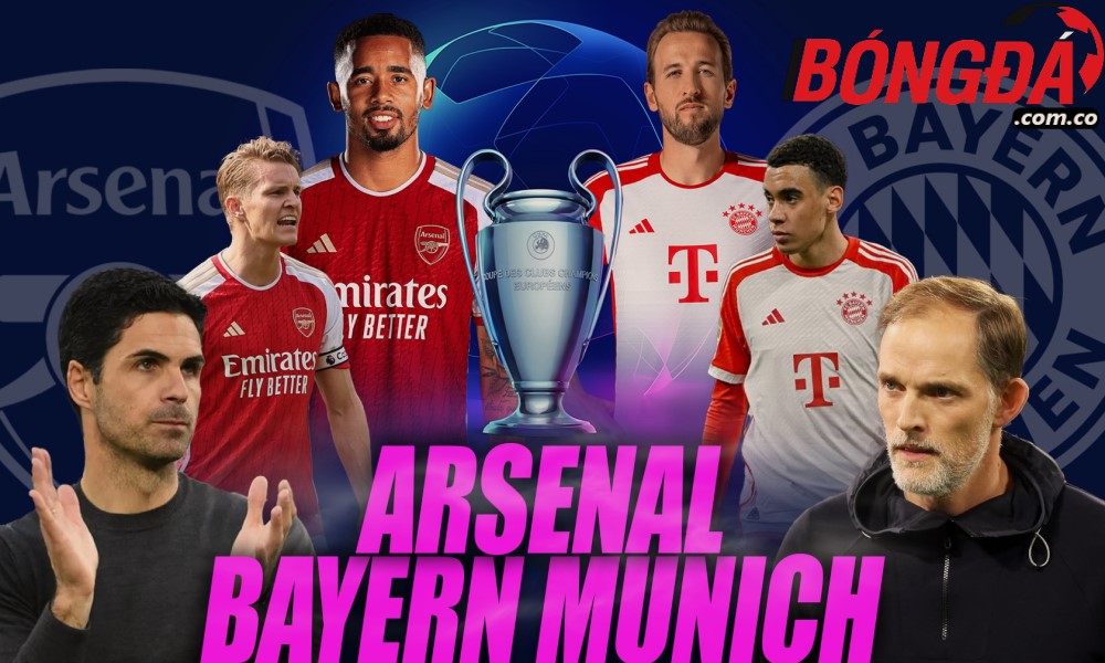 Soi Kèo Arsenal vs Bayern Munich, 02h00 ngày 10/04