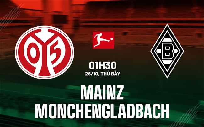 Soi Kèo Mainz vs Monchengladbach, 01h30 ngày 26/10 – Bundesliga