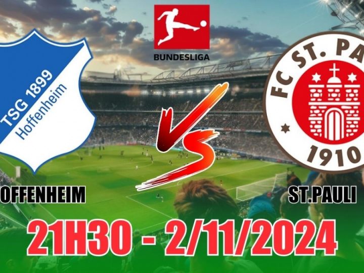 Soi Kèo Hoffenheim vs St. Pauli, 21h30 ngày 02/11 Bundesliga