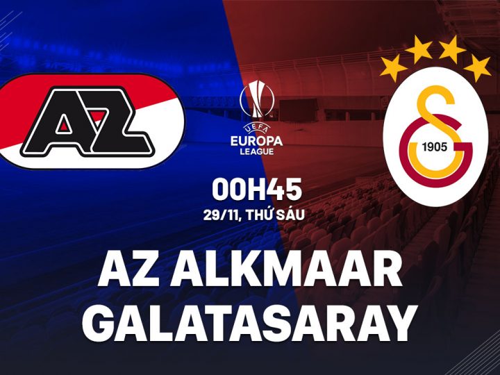 Soi Kèo AZ Alkmaar vs Galatasaray, 00h45 ngày 29/11 Europa League