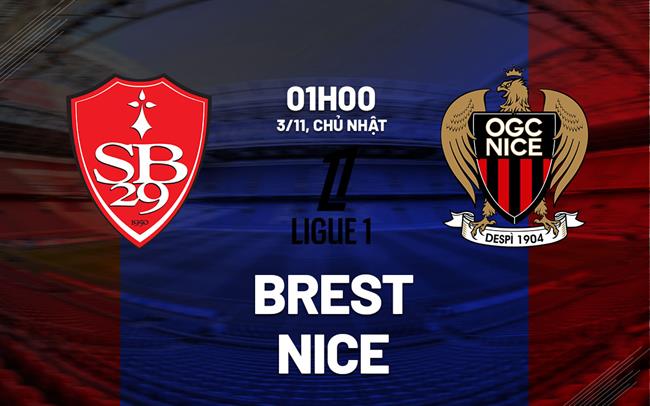 Soi Kèo Brest vs Nice, 01h00 ngày 03/11