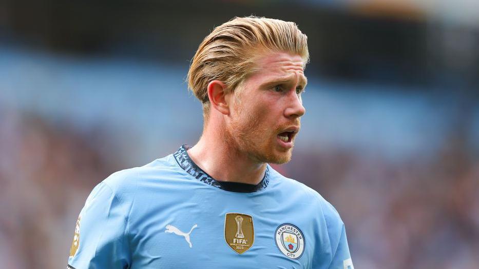 Man City news: De Bruyne out until after international break - BBC Sport