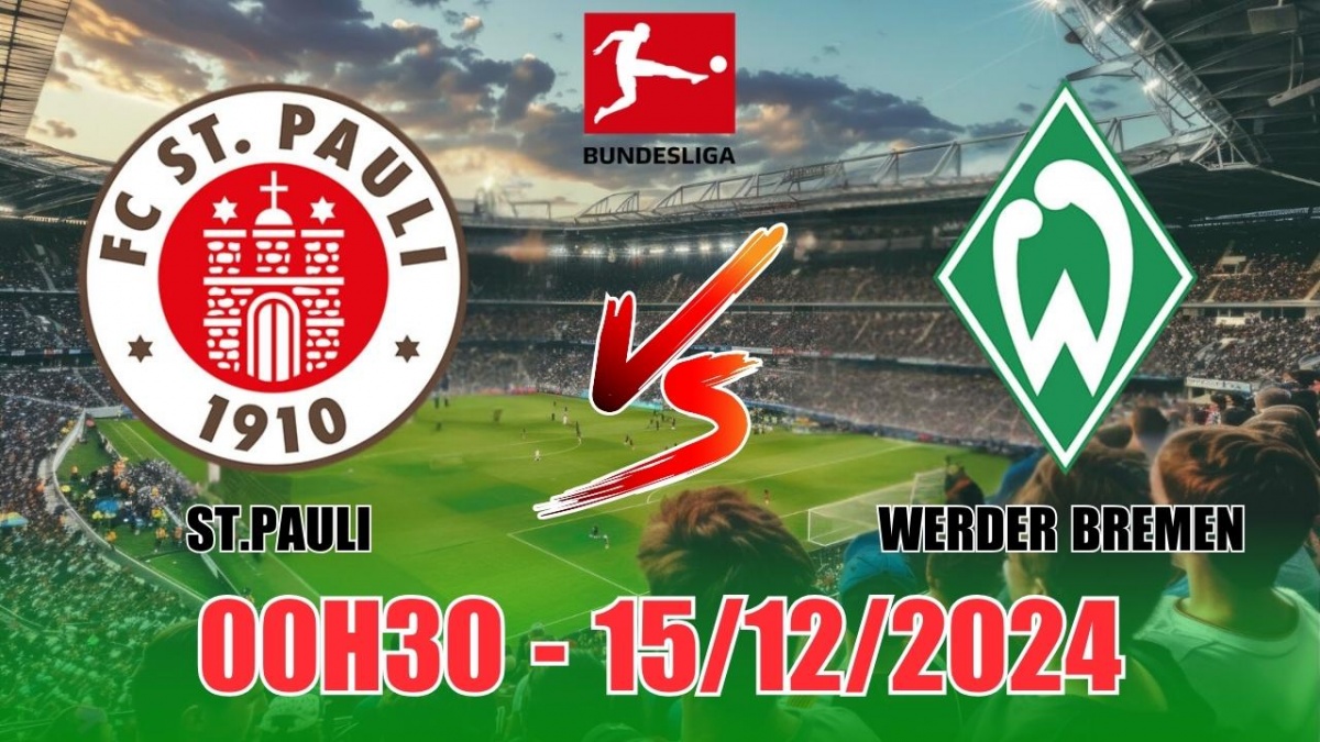 Soi tỷ lệ, nhận định St. Pauli vs Werder Bremen (00h30, 15/12) vòng 14  Bundesliga: Khách không dễ vượt chủ