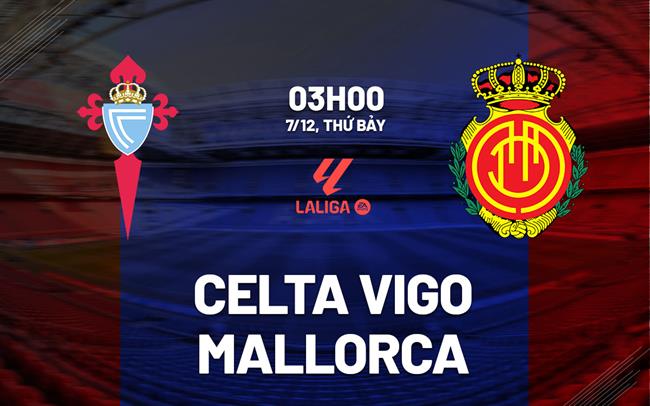 Soi Kèo Celta Vigo vs Mallorca, 03h00 ngày 07/12 VĐQG Tây Ban Nha