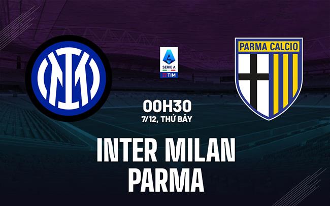 Soi Kèo Inter Milan vs Parma, 00h30 ngày 07/12 Serie A