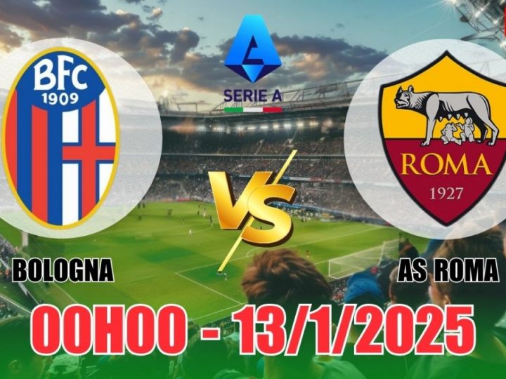 Soi Kèo Bologna vs AS Roma, 00h00 ngày 13/01 Serie A