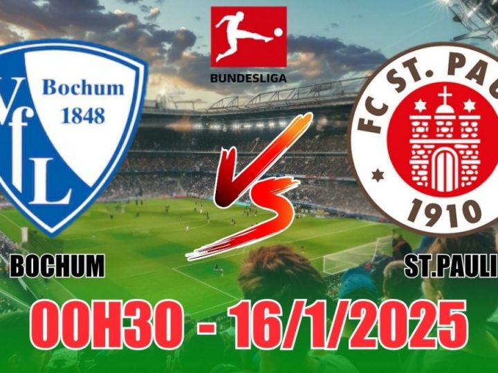 Soi Kèo Bochum vs St. Pauli, 00h30 ngày 16/01 Bundesliga