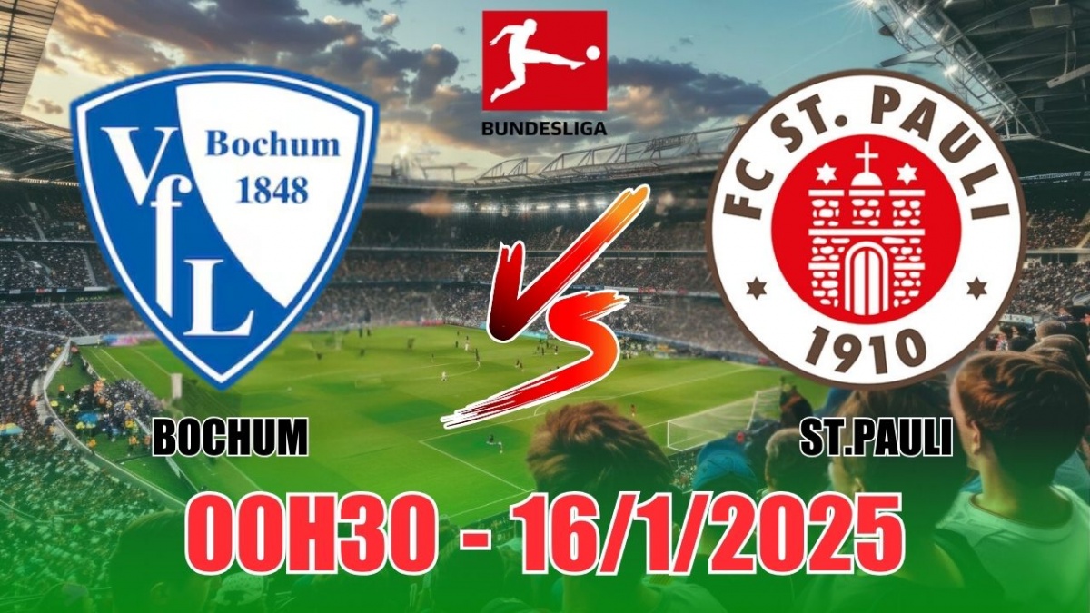 Nhận định Bochum vs St. Pauli (00h30, 16/1) bóng đá Bundesliga: Căng thẳng  trụ hạng, chủ nhà đáng tin