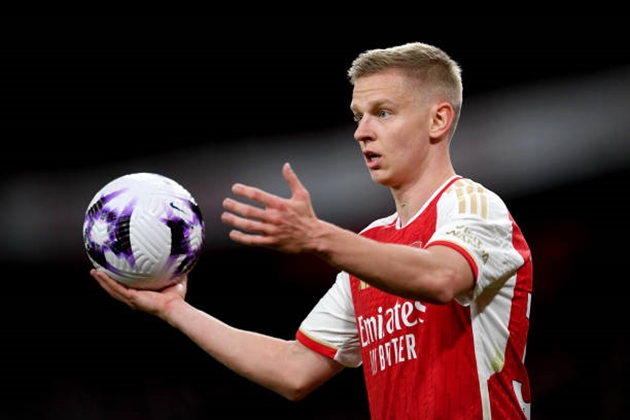 Arsenal ra giá bán Oleksandr Zinchenko